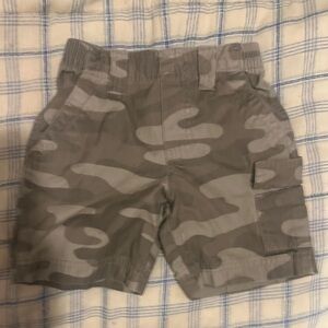 Circo Camouflage Cargo Shorts - Gray and Tan